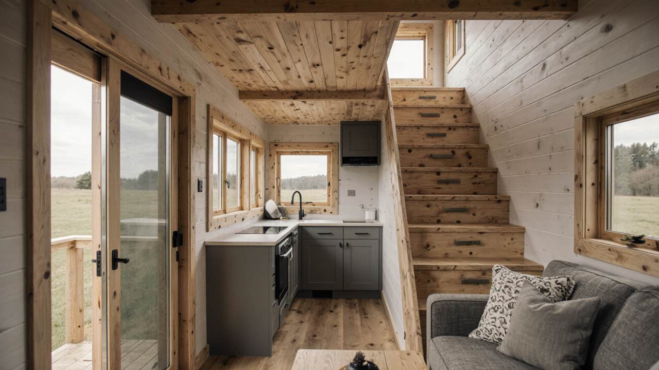 Rustic Timber Box – Cozy & Warm interior