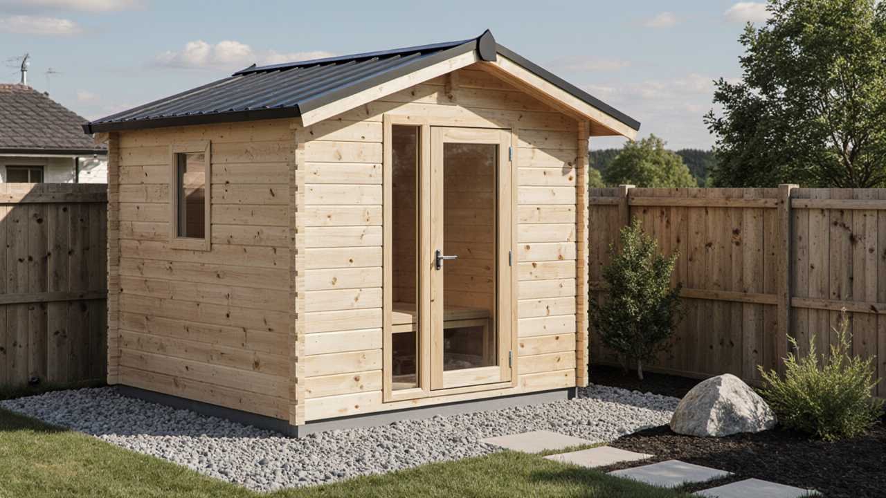 Natural Pine Wellness Sanctuary - Sauna Shed with Authentic Scandinavian Heritage