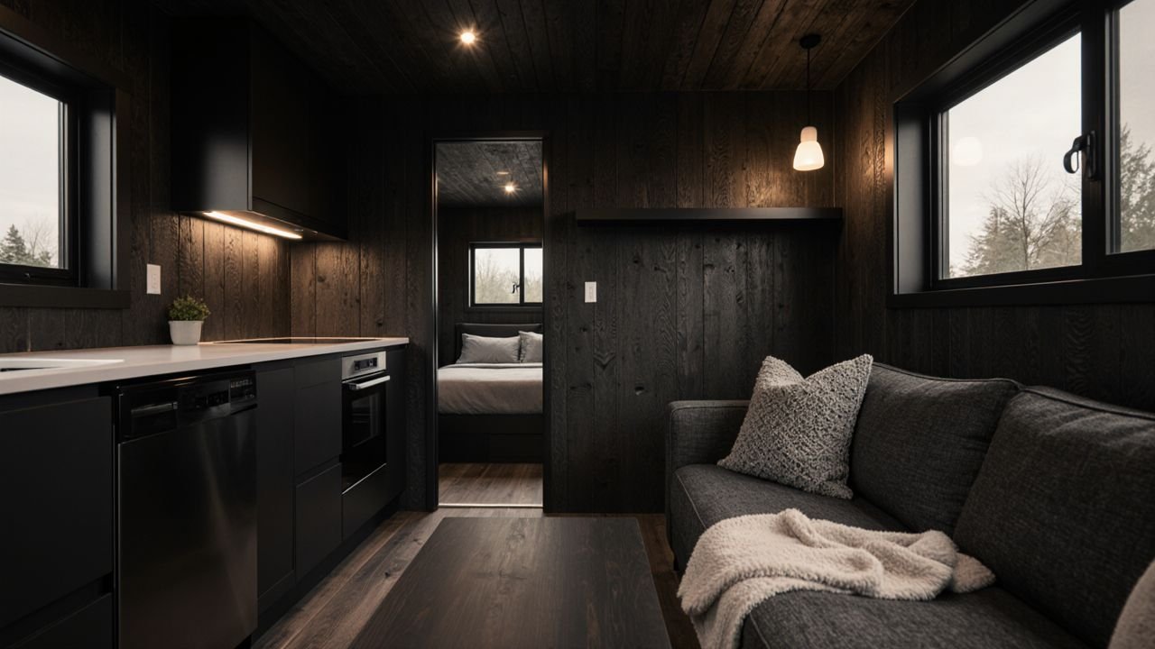 The Slate & Timber Perch interior