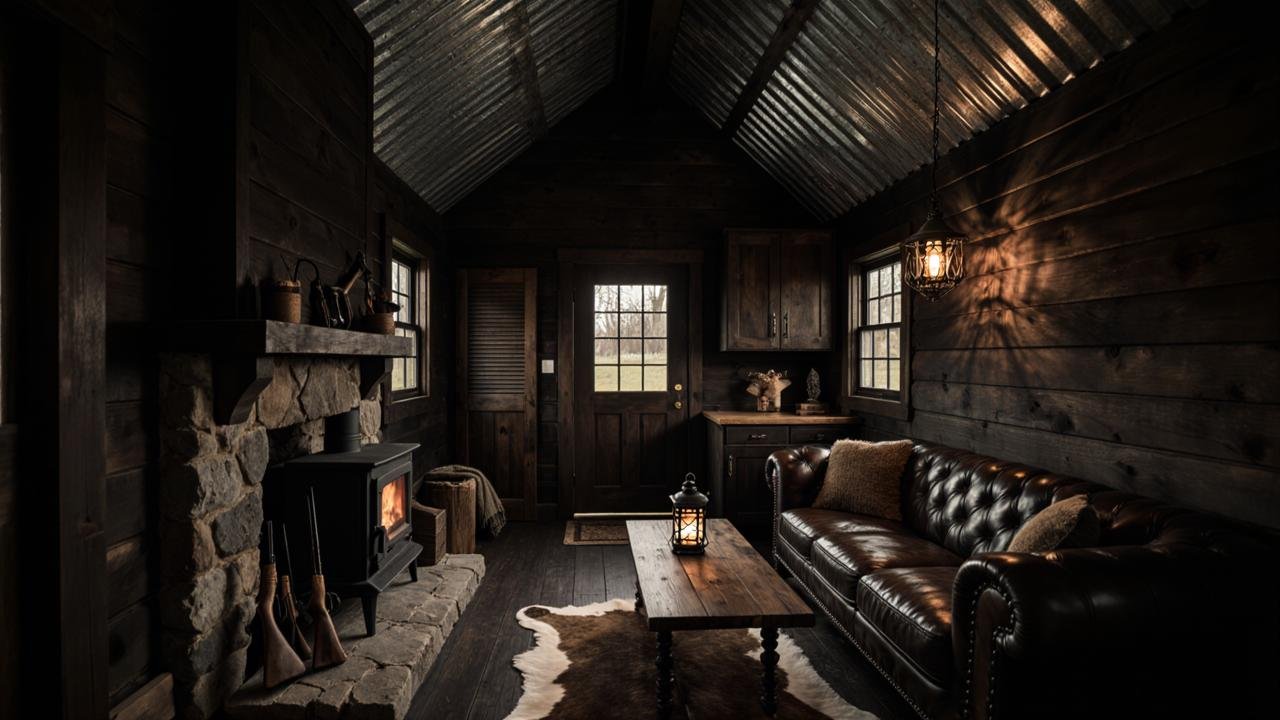 Timberline Hunter’s Cabin interior