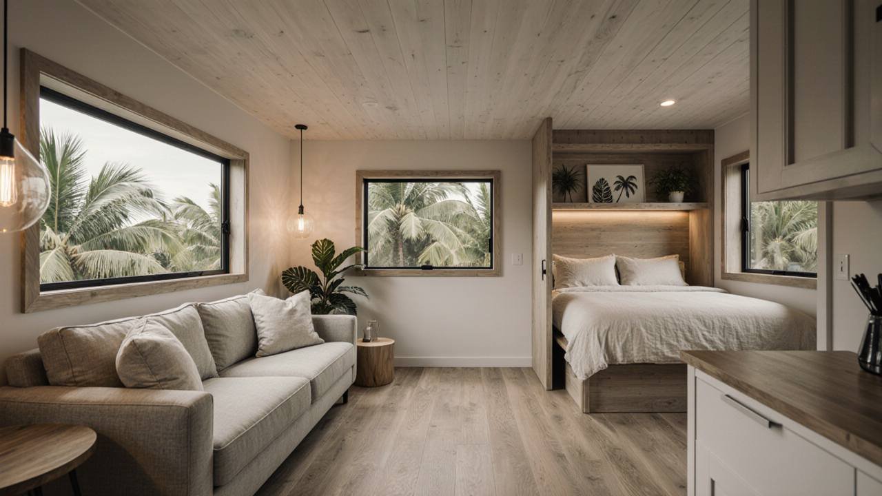 Tropical Retreat – Breezy & Natural interior