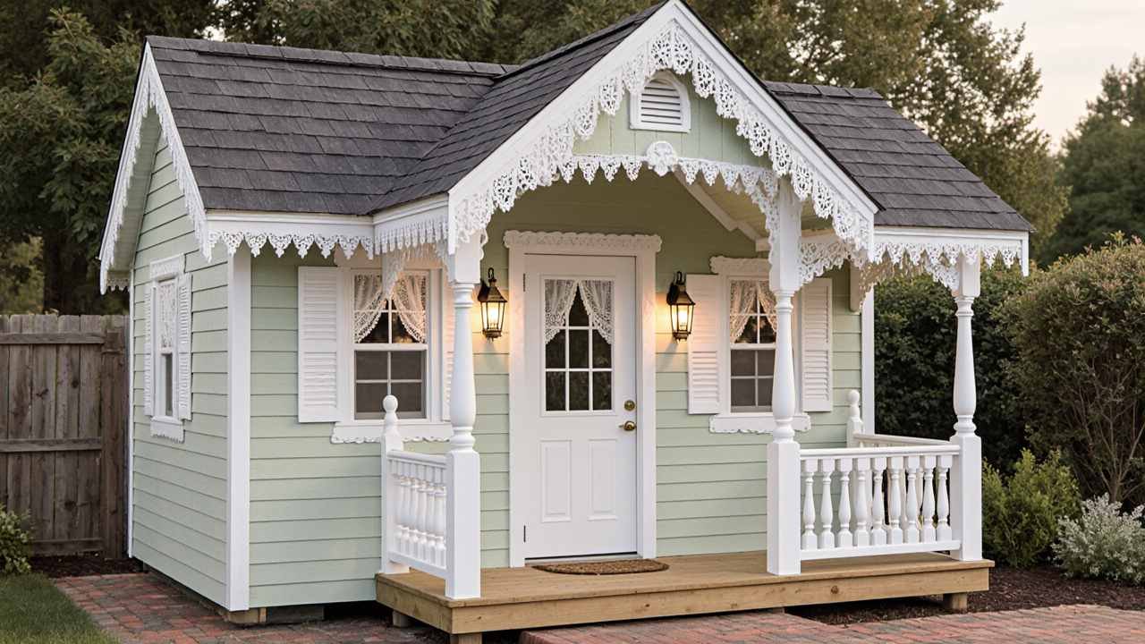 Sage & Lace Victorian Jewel Box - Gingerbread Cabin