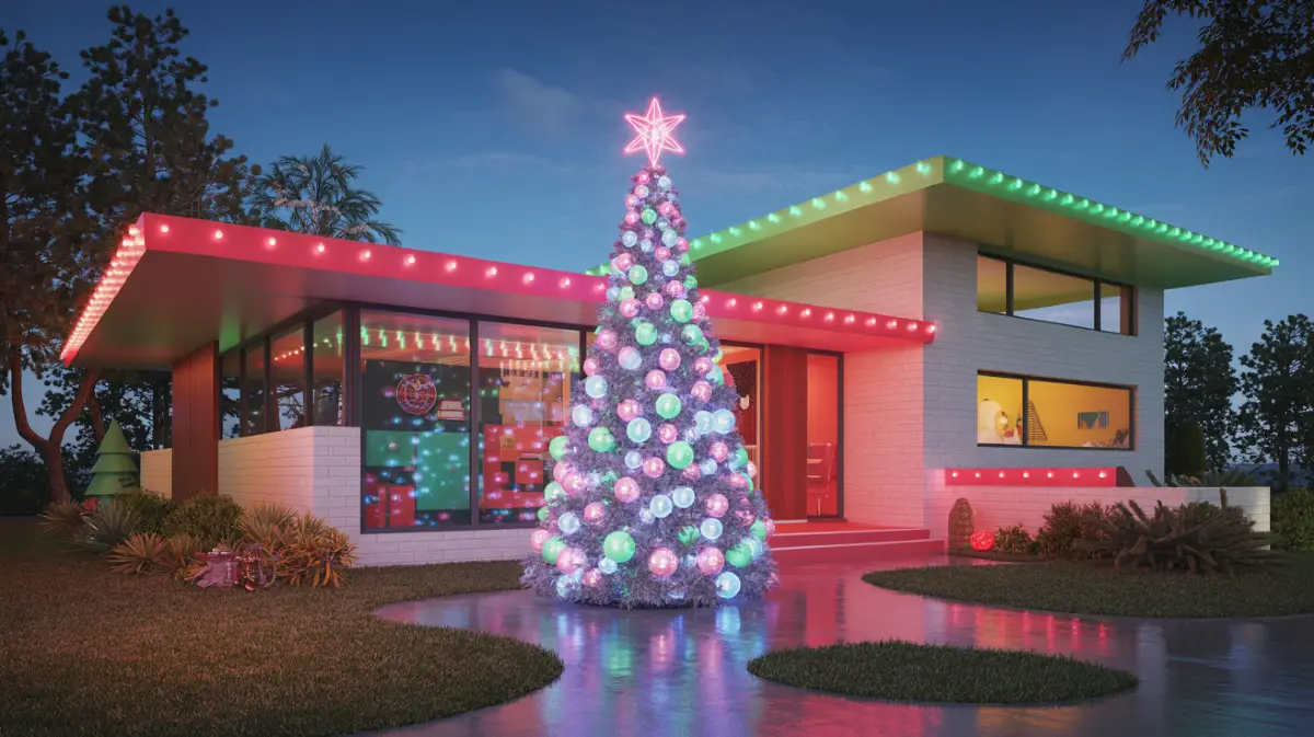 Retro Kitsch Christmas: A Technicolor Throwback