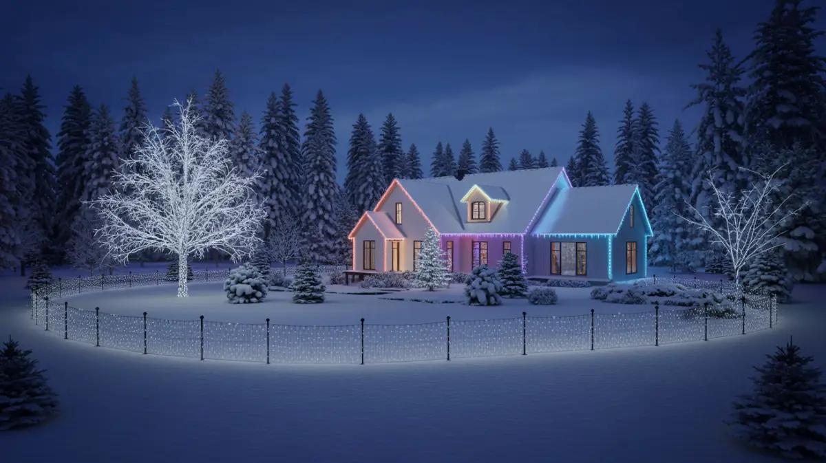 Winter Wonderland: A Frosted Monochrome Landscape