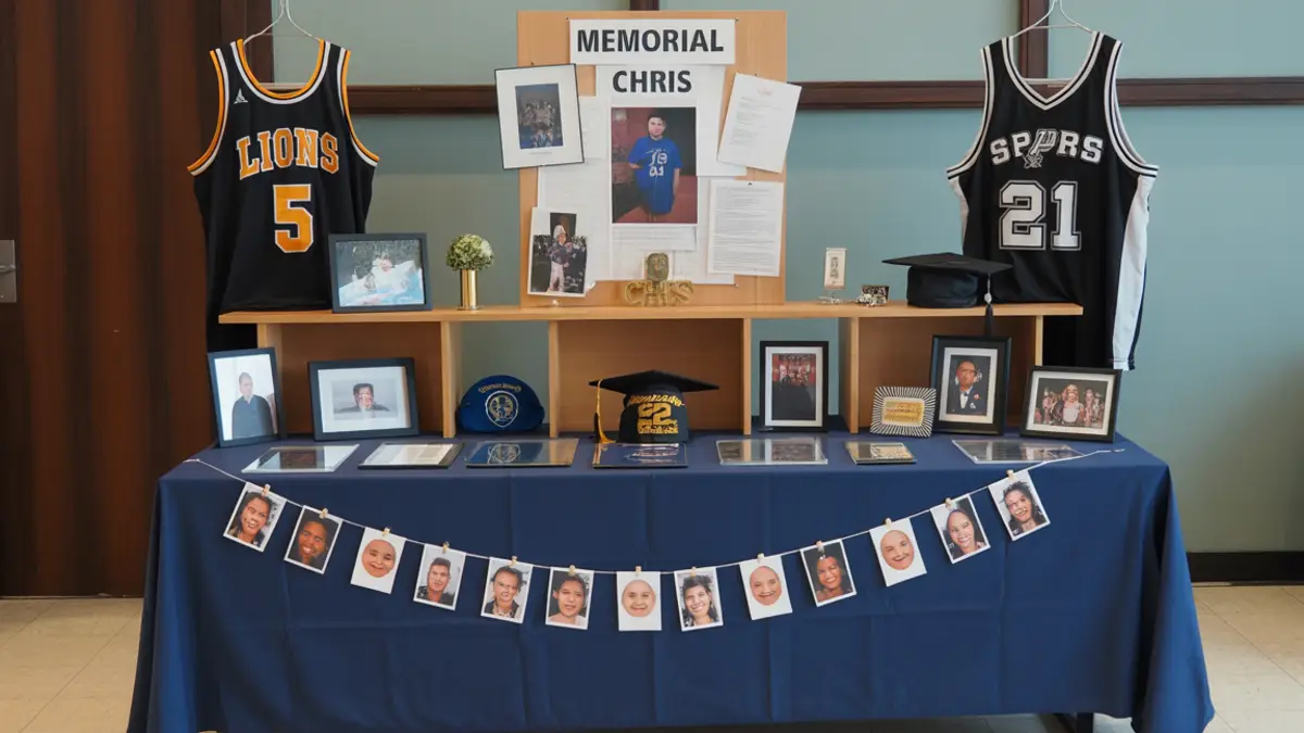 A Heartfelt Senior Night Tribute Display