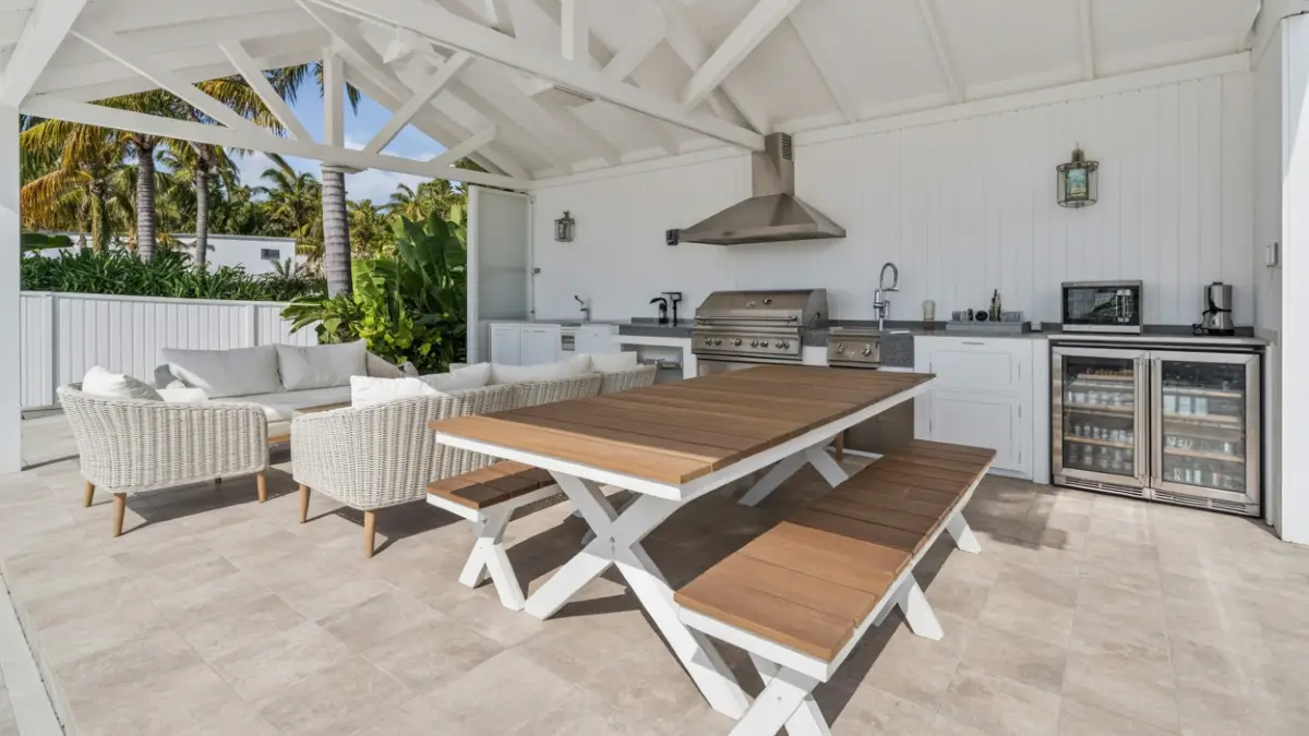 Bright White Pavilion Kitchen - Getting the Coastal Look Without the Cost