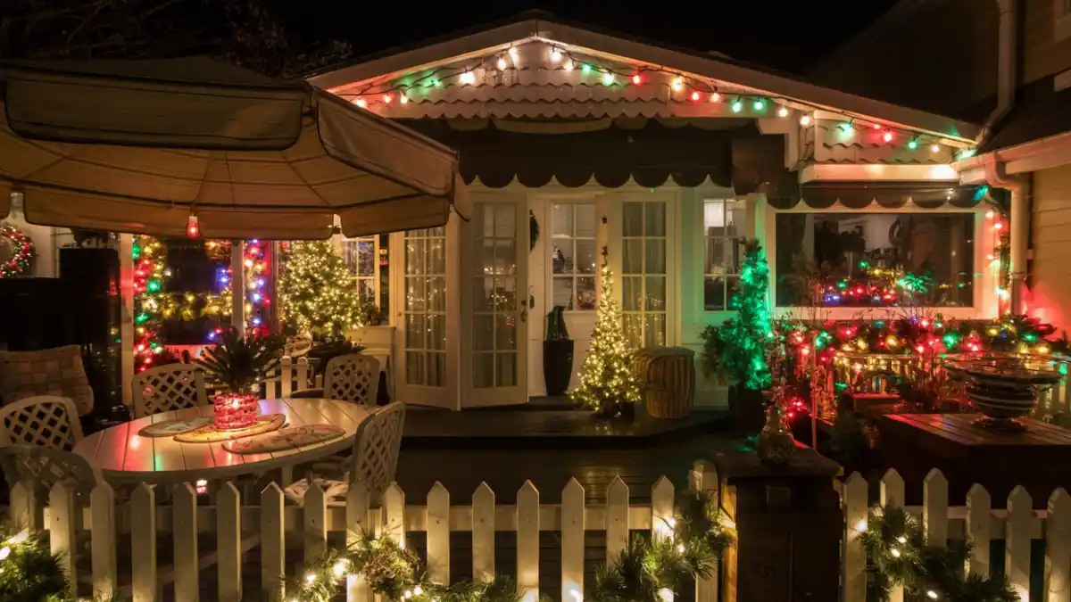 Bright and Bold - 90s Christmas Lights Illuminate the Night