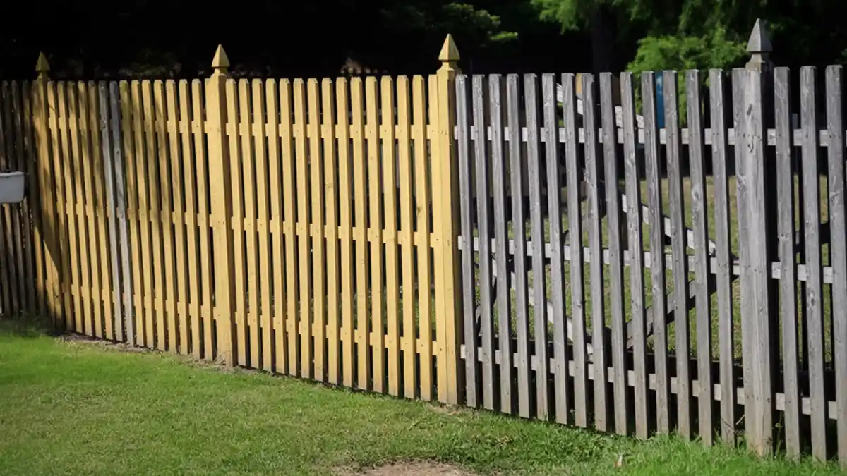 Buttercream Picket Revival – Wood Restoration Ideas Before Staining