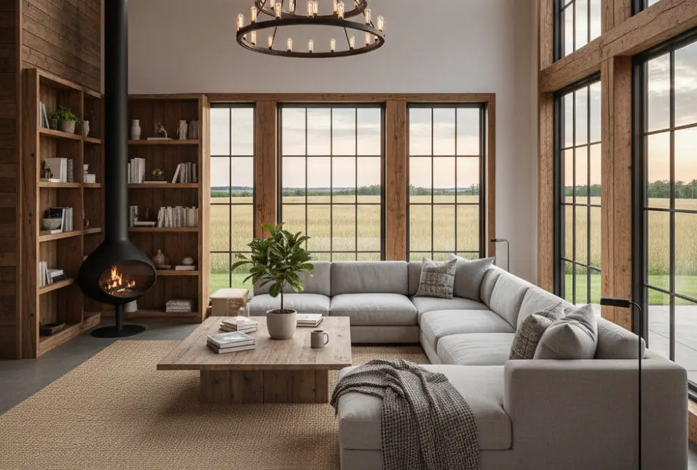 Cedar and Steel Grandeur Dining - Modern Farmhouse