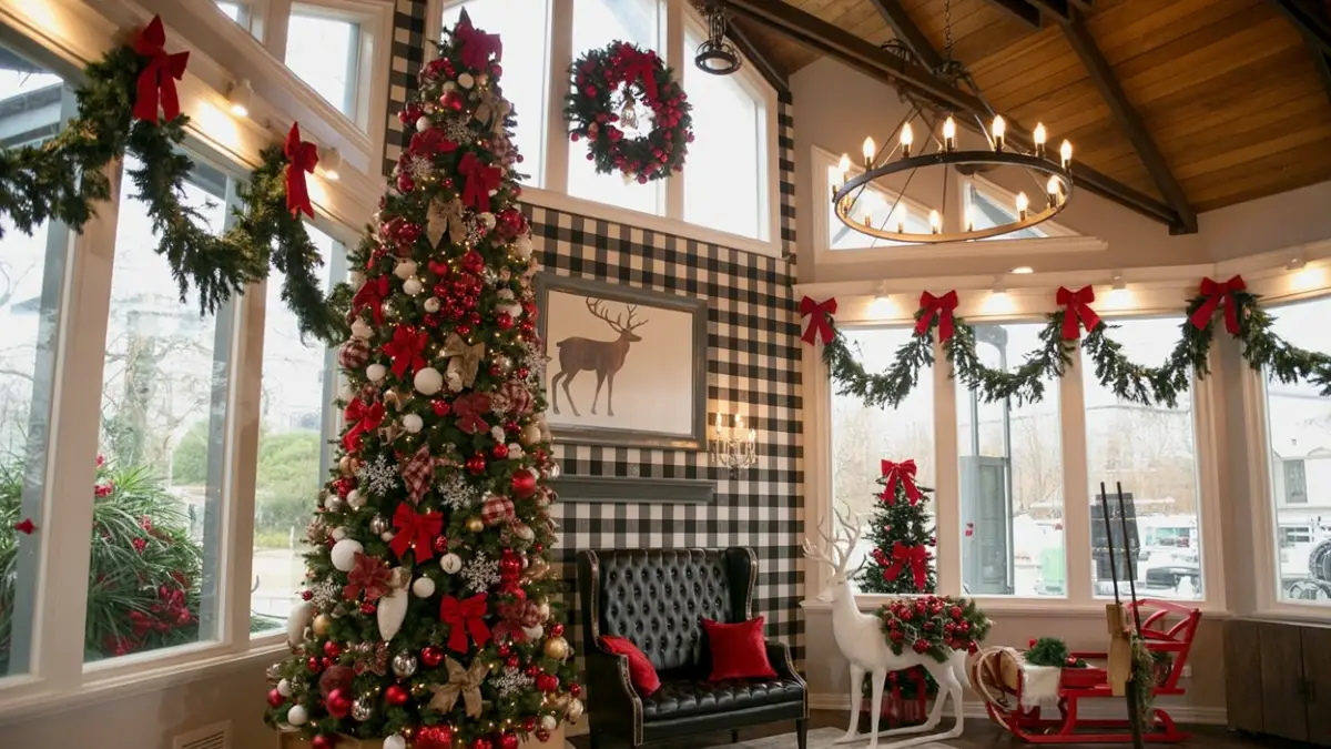 Classic 90s Christmas Charm - A Luxurious Twist on Holiday Tradition