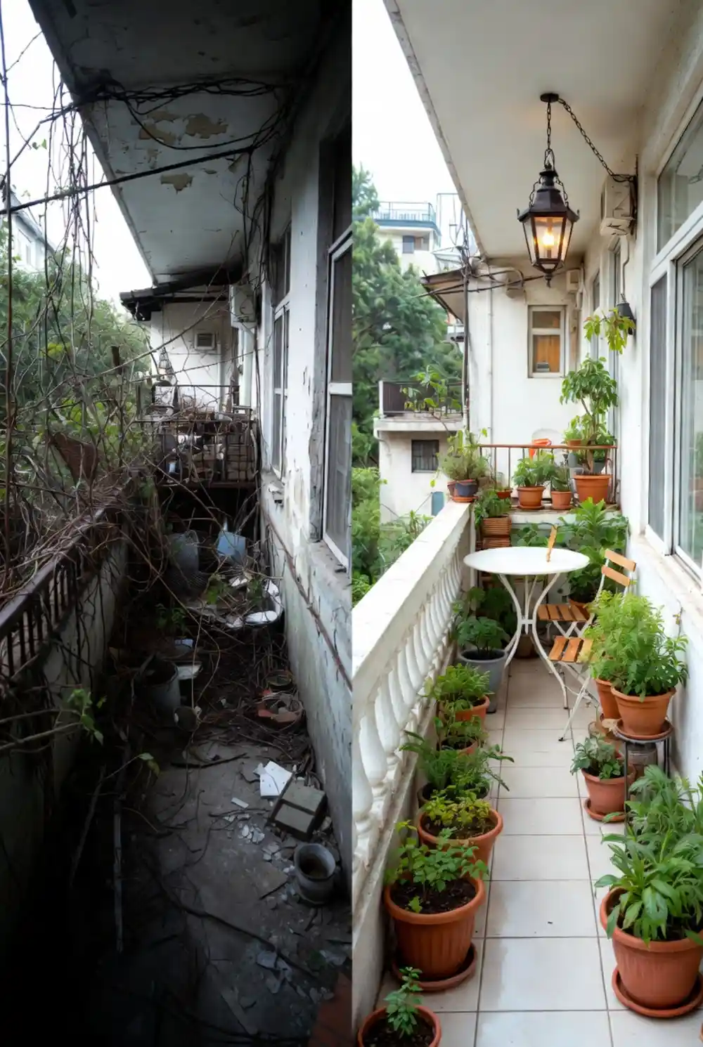 Classic White & Herb Garden Haven – The Ultimate Cleanup Transformation