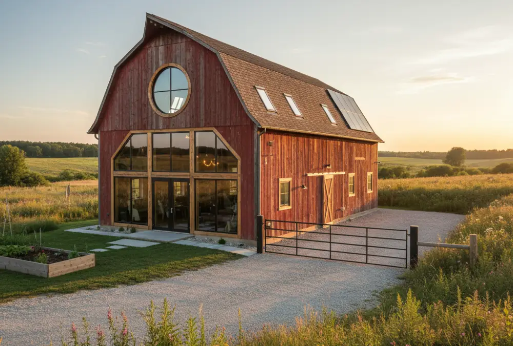 Crimson Siding and Leather Comfort