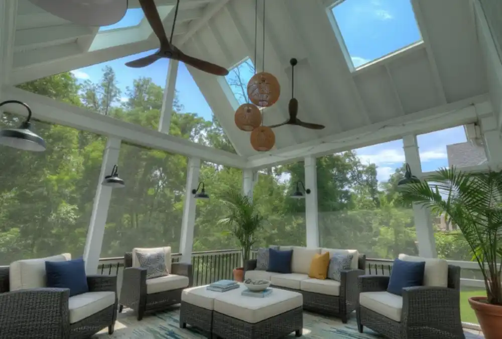 Crisp White Cathedral & Skylit Lounge – Soaring Ceilings for Maximum Airiness