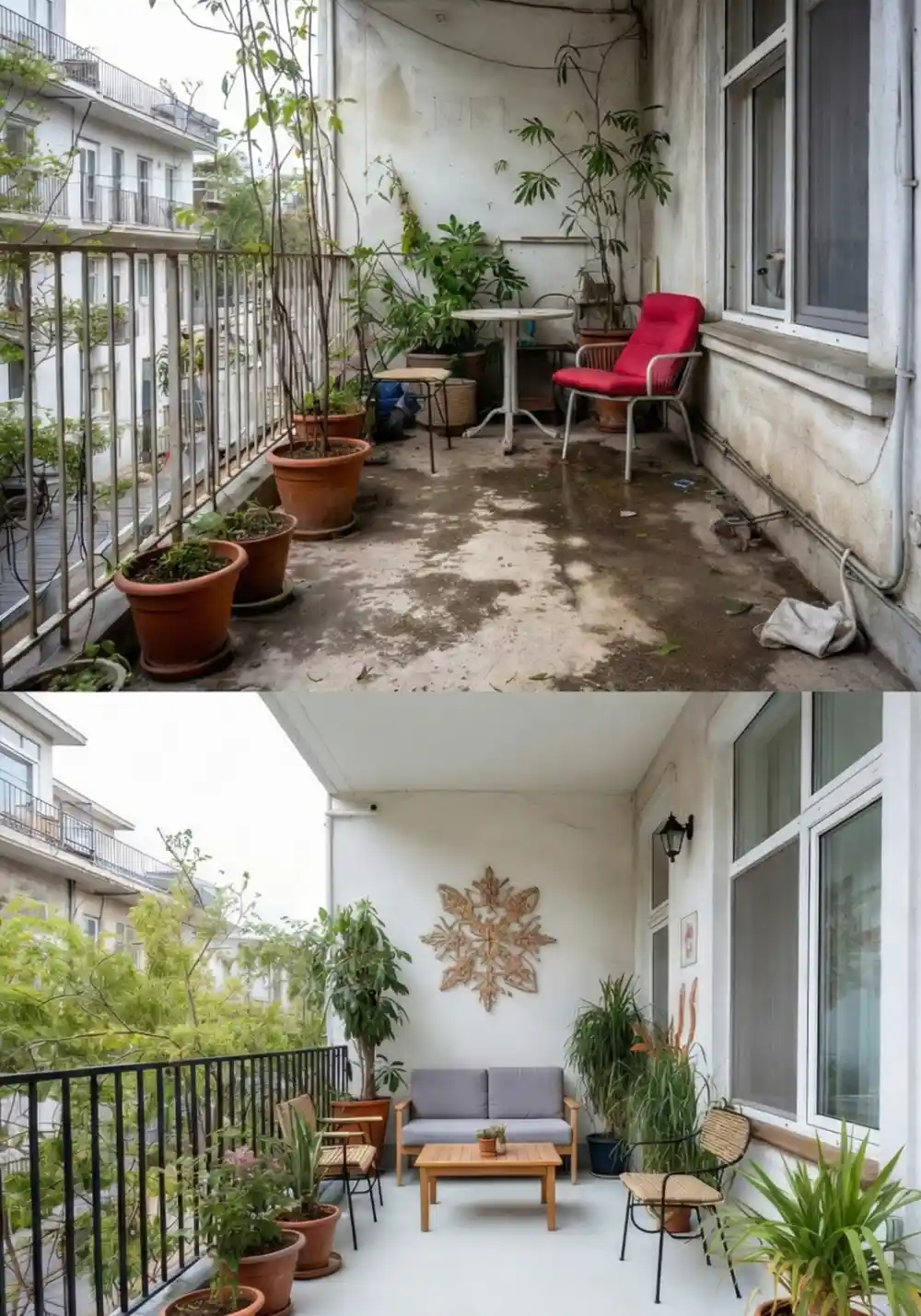 Crisp White & Minimalist Grey Lounge – A Modern Reset for Grimy Spaces