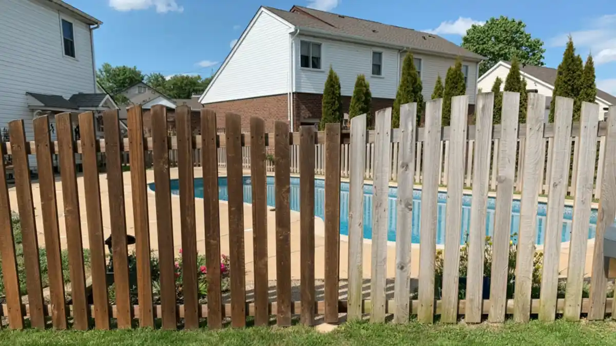 Deep Mocha Poolside Barrier – Reviving the View Before Staining