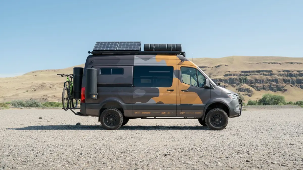 Desert Camo Solar Hub - Renewable Energy for Unlimited Range