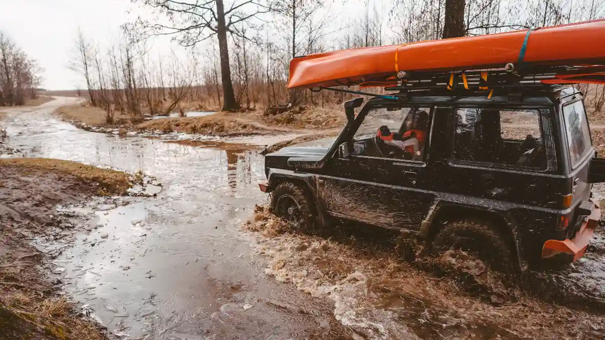 Driving or Attempting to Move the RV Through Flood Water
