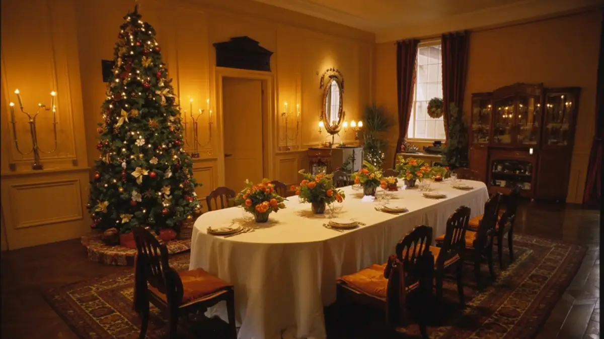 Elegant Nostalgia - A 90s Christmas Feast in Timeless Style