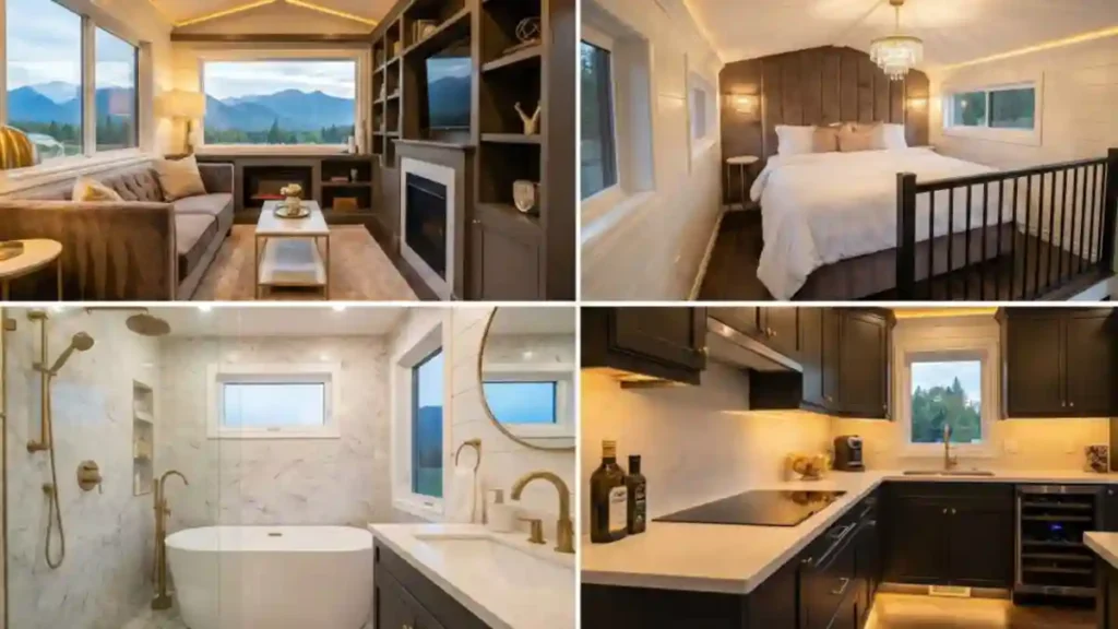 Espresso Joinery & Gold Accent Lounge – The Custom Library Aesthetic