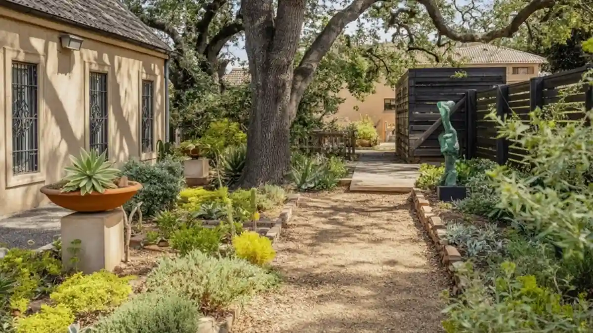 Golden Earth and Sculptural Xeriscape – The Art of Low-Water Wandering