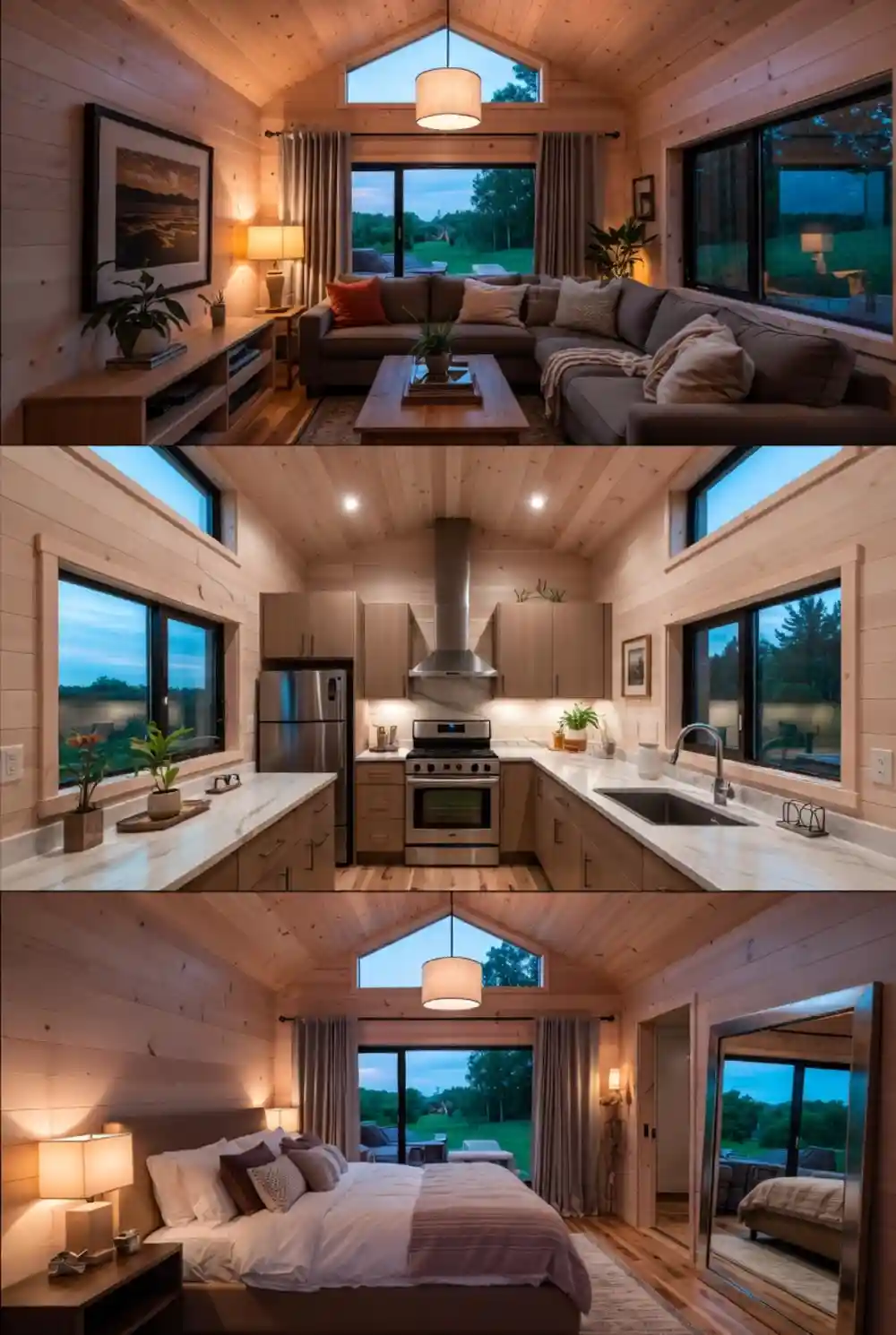 Golden Timber & Modern Slate Chalet – Scandinavian Warmth Meets Boutique Suite Luxury