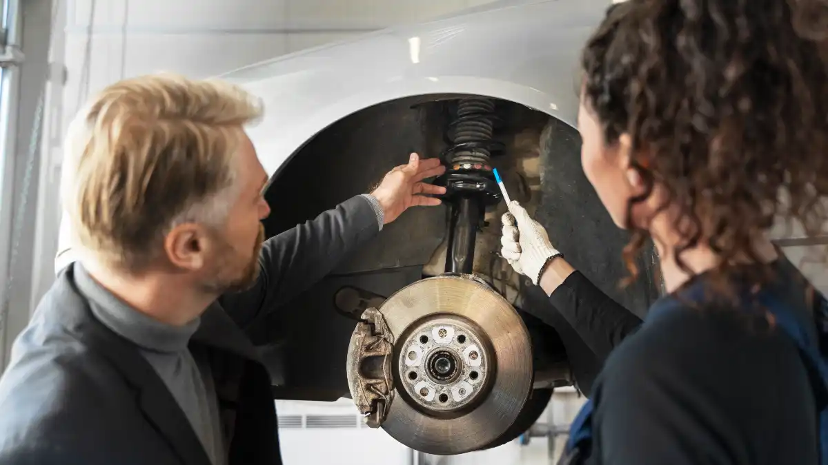 How is the condition of the brake system, suspension, and undercarriage components?