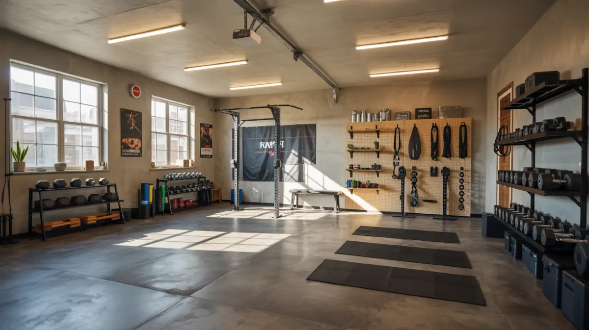 Industrial Concrete Gym