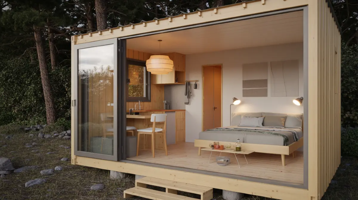 Light and Airy Woodland Escape - A Cozy Shipping Container Guest Suite