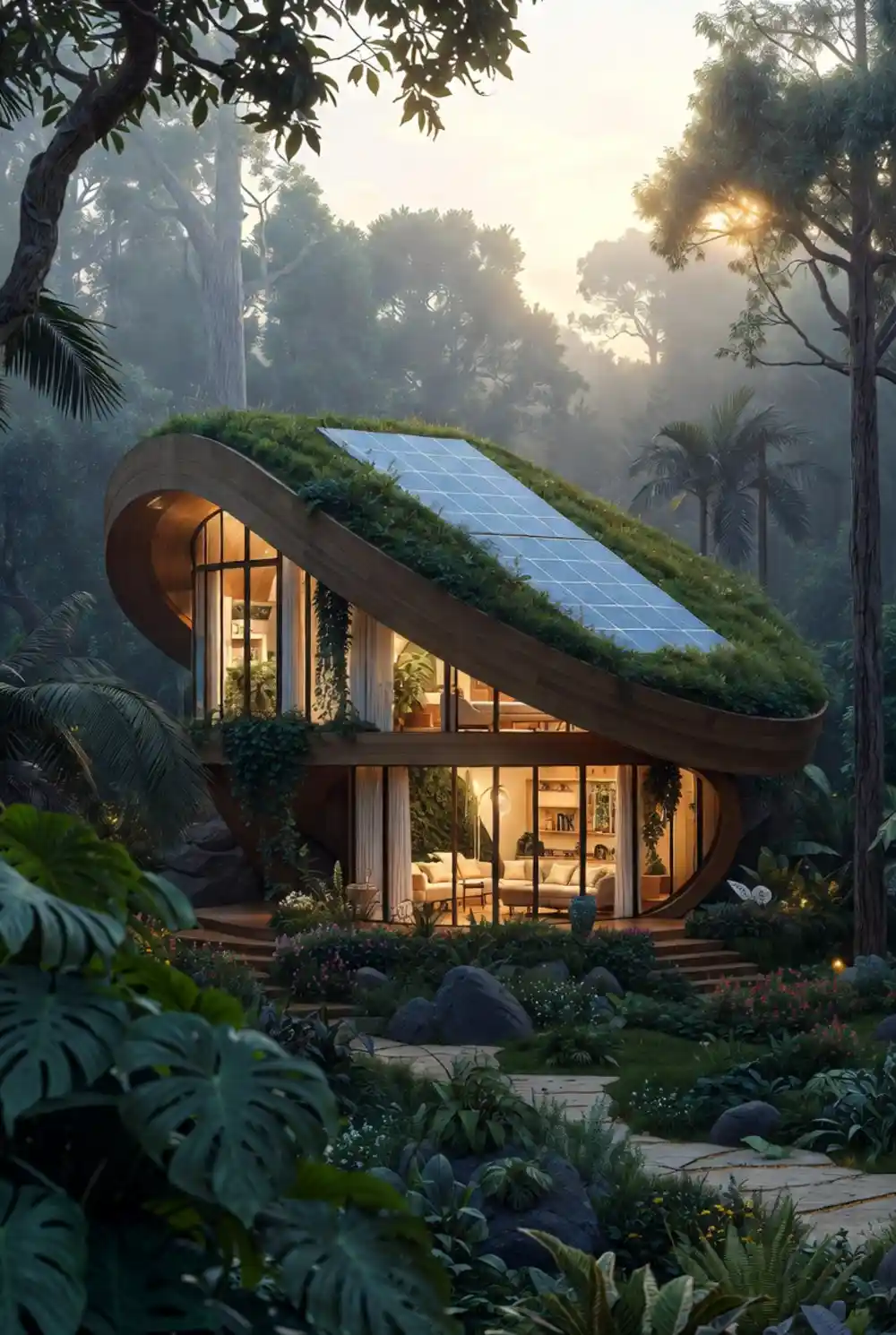 Living Roof Timber Pod - A Masterclass in Biophilic Forest Design