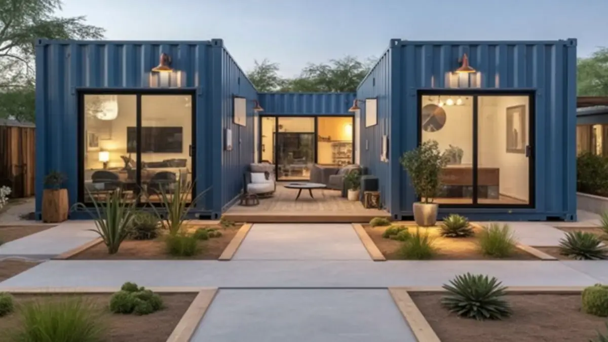 Modern Minimalist Dual Container Home – Affordable Style Meets Smart Design