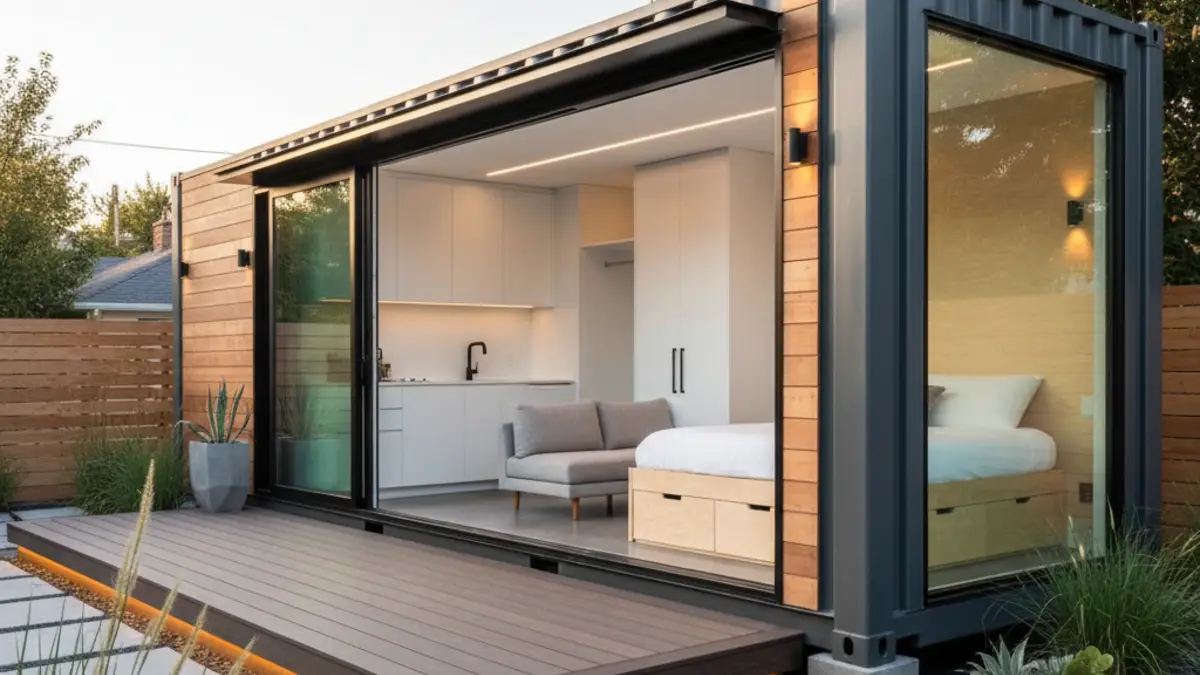 Modern Shipping Container Studio