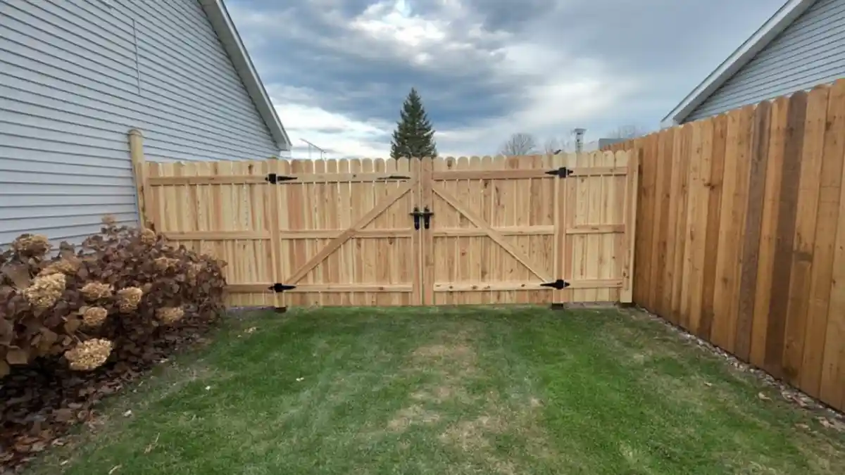 Raw Blonde Farmhouse Gate – A Clean Slate Before the Stain