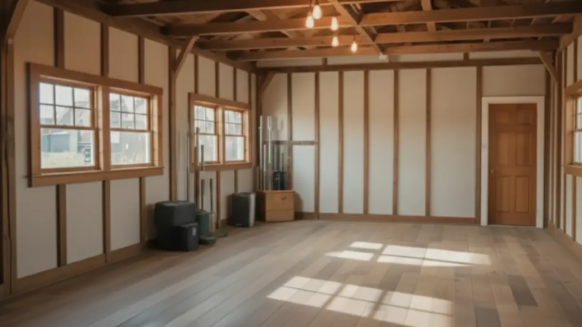 Rustic Wood and Metal Gym