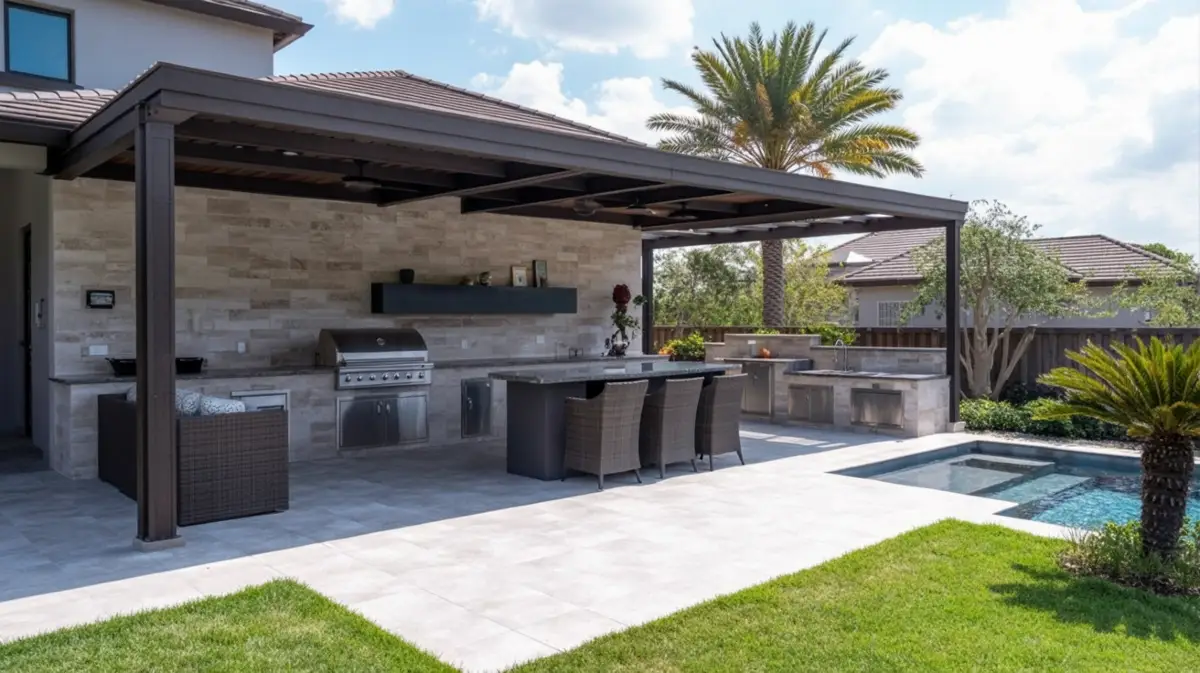 Sleek Stone & Steel Kitchen - The High-End Look for Less