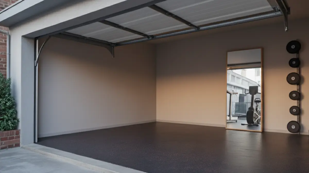 Smart Home Gym with Interactive Fitness Tech