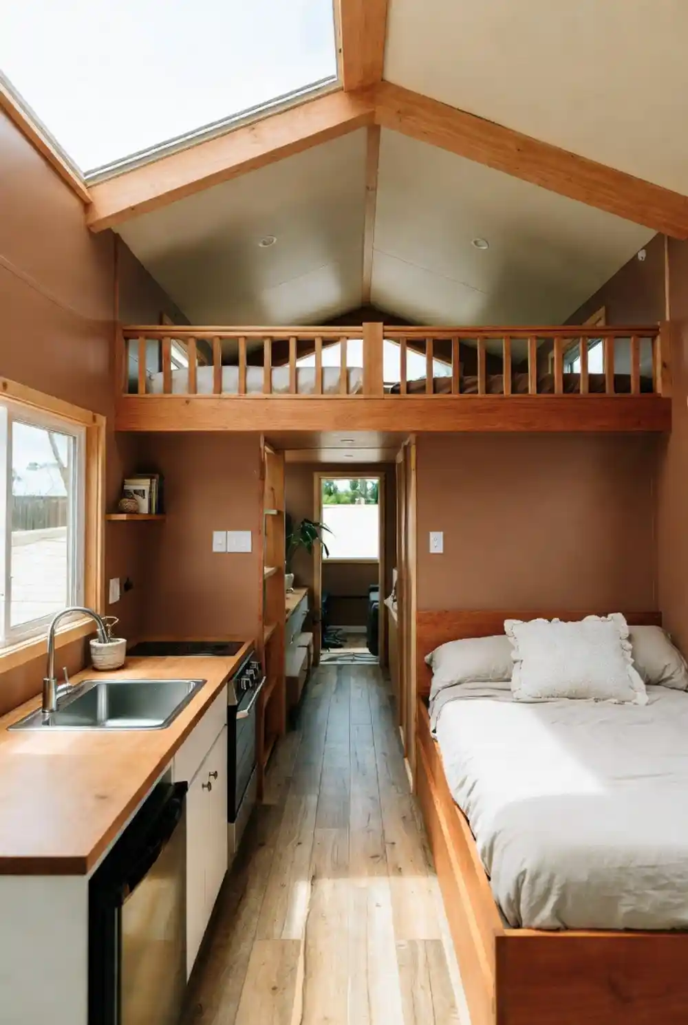  Terracotta Clay & Skylit Studio – Ground-Level Grandeur for Easy Living