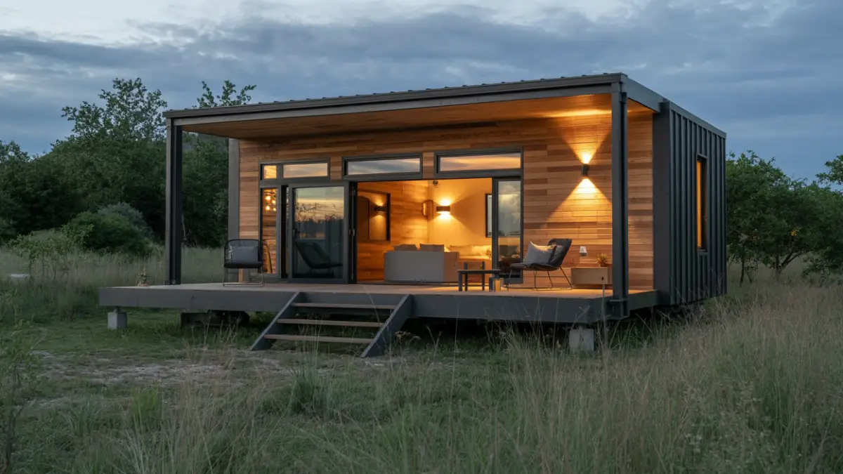 The Cozy Twilight Conversion - Build Your Affordable Dream with Wood, Metal, and Light