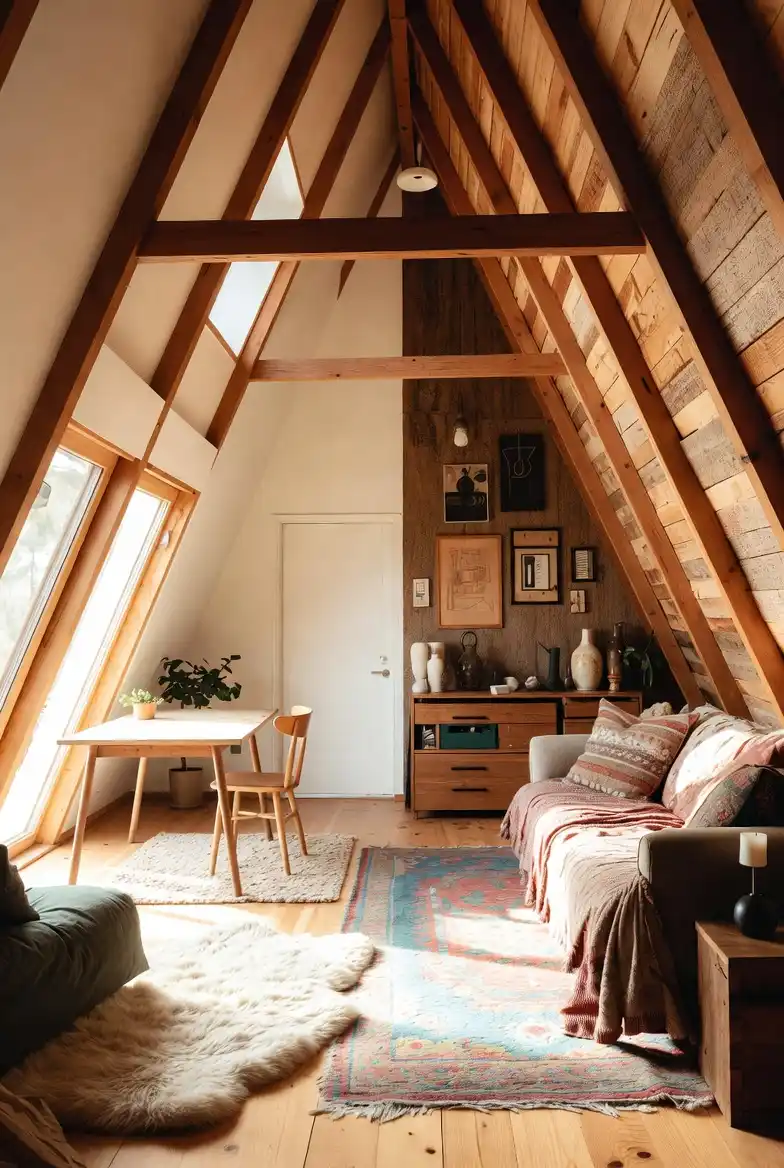 Two-Tone Timber & White Living Room – The Ultimate Compromise Between Chic and Rustic