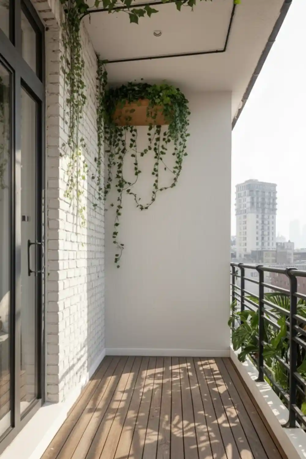 Urban Boho-Chic Balcony Retreat - Fresh Air and Greenery Above the Streets
