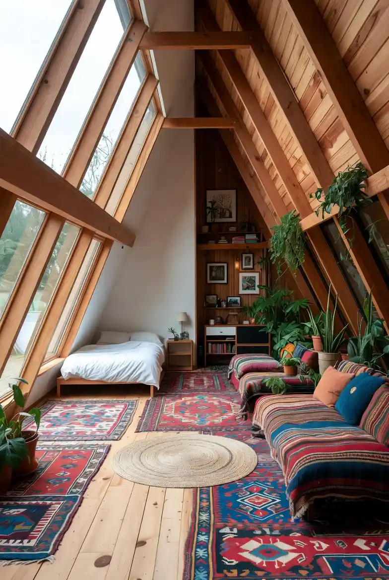 Vibrant Boho-Chic Sanctuary – Mastering Cozy Maximalism with Light and Layers