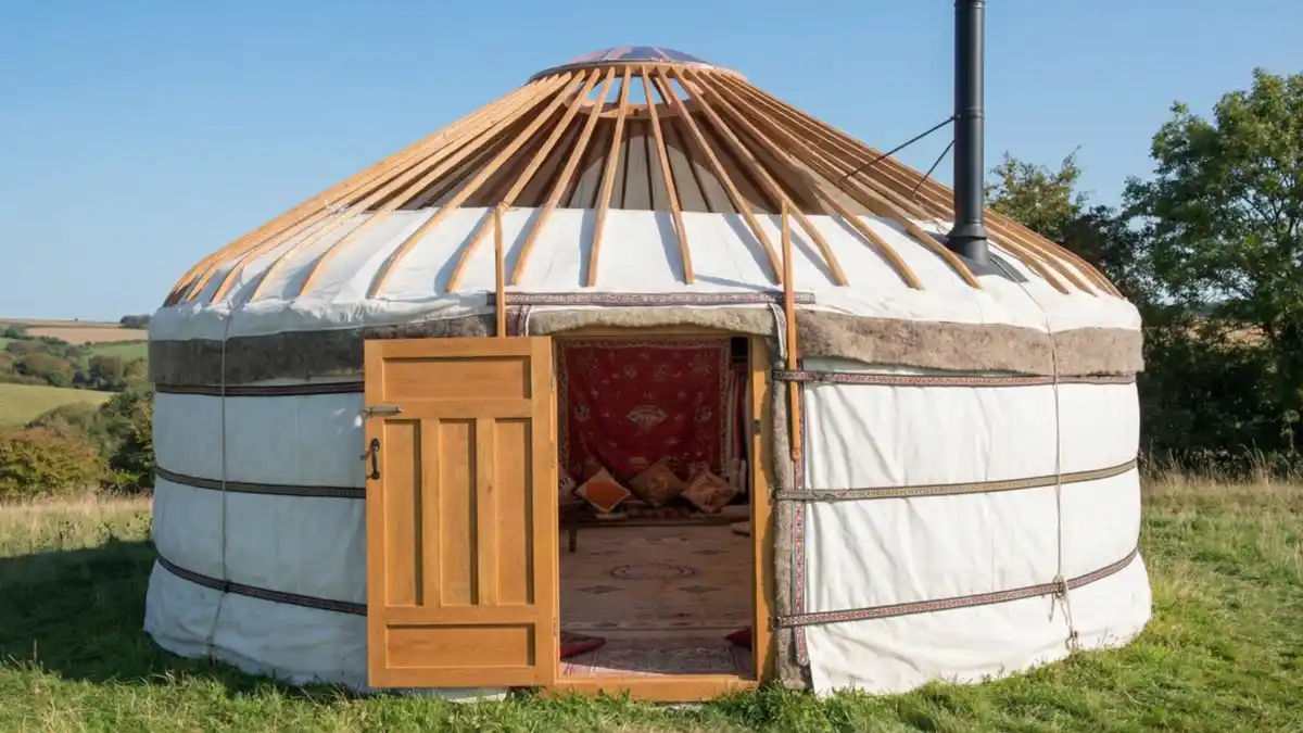 Vibrant Crimson and Suzani Gathering Space – Traditional Warmth for Modern Communal Living