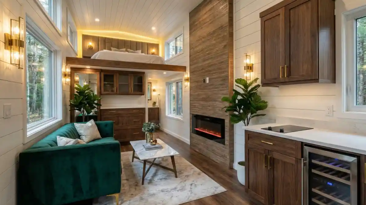 Walnut & Emerald Jewel Box – Curating a Boutique Suite Aesthetic in Miniature