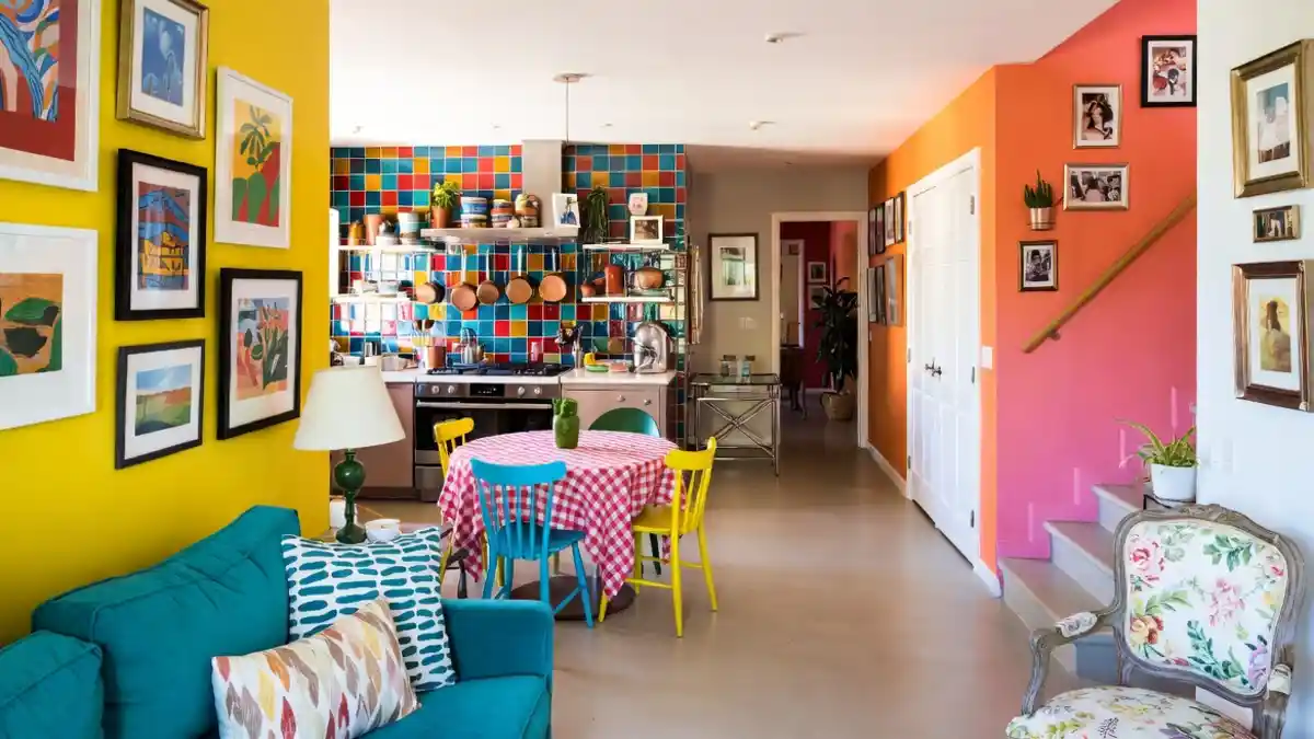 16 “Dopamine Decor” Ideas – colorful, Happy Interiors That spark Joy (Anti-Beige).