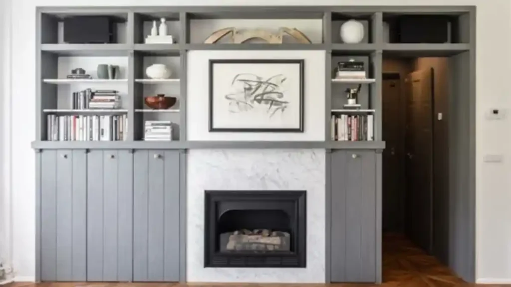 Contemporary Slate & Marble Media Wall – The Art of the Camouflaged Doorway