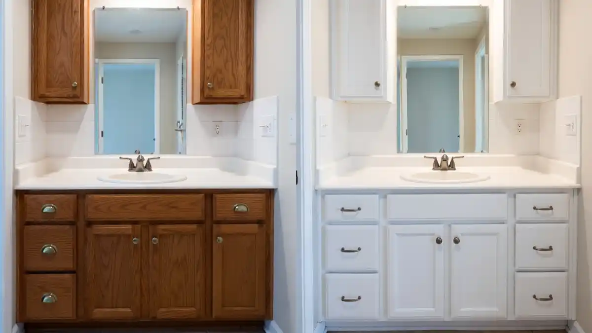 Crisp Alabaster & Bronze Revival Bathroom – A Masterclass in Brightening the Dark