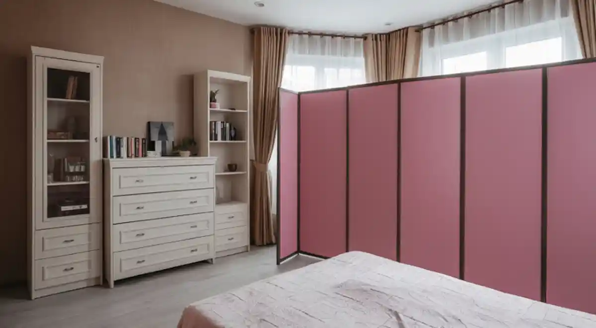 Matte Blush and Cream Sanctuary – Instant Privacy with a Pop of Color