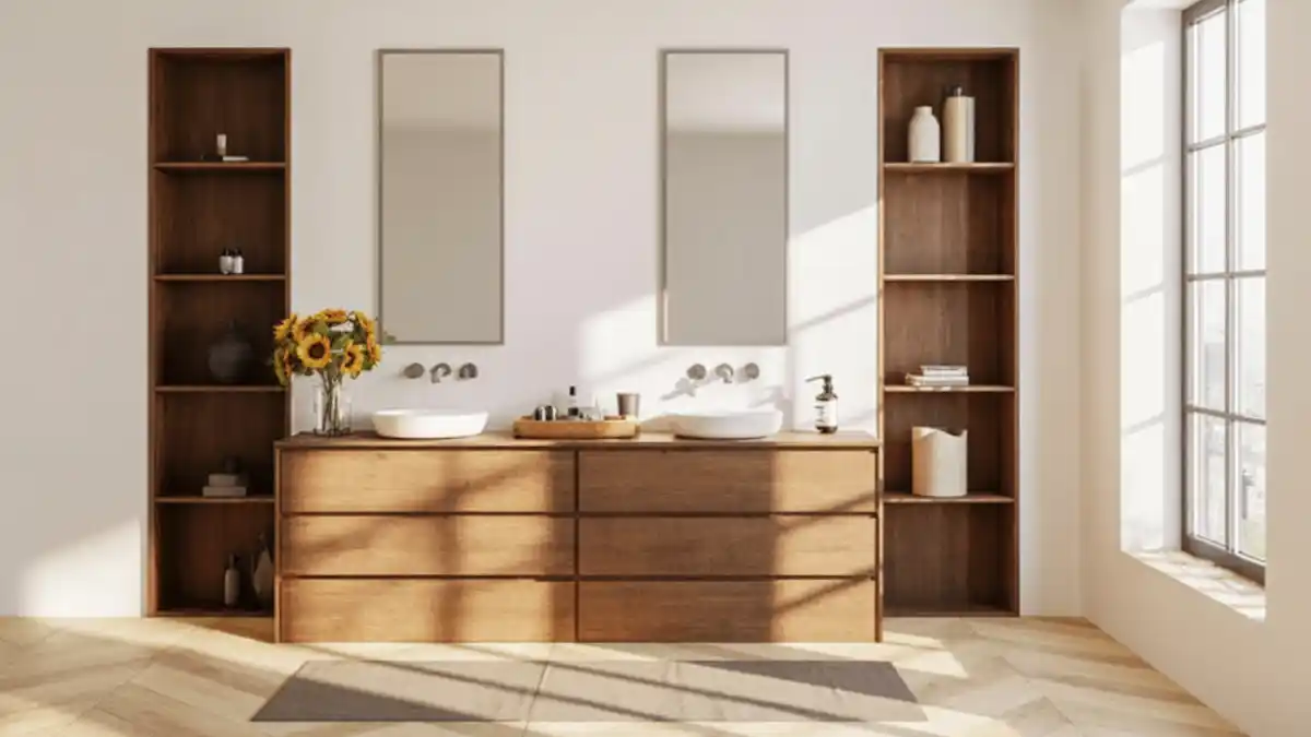 Modern Warm Minimalist Sanctuary – Rethinking the "Paint It" Default