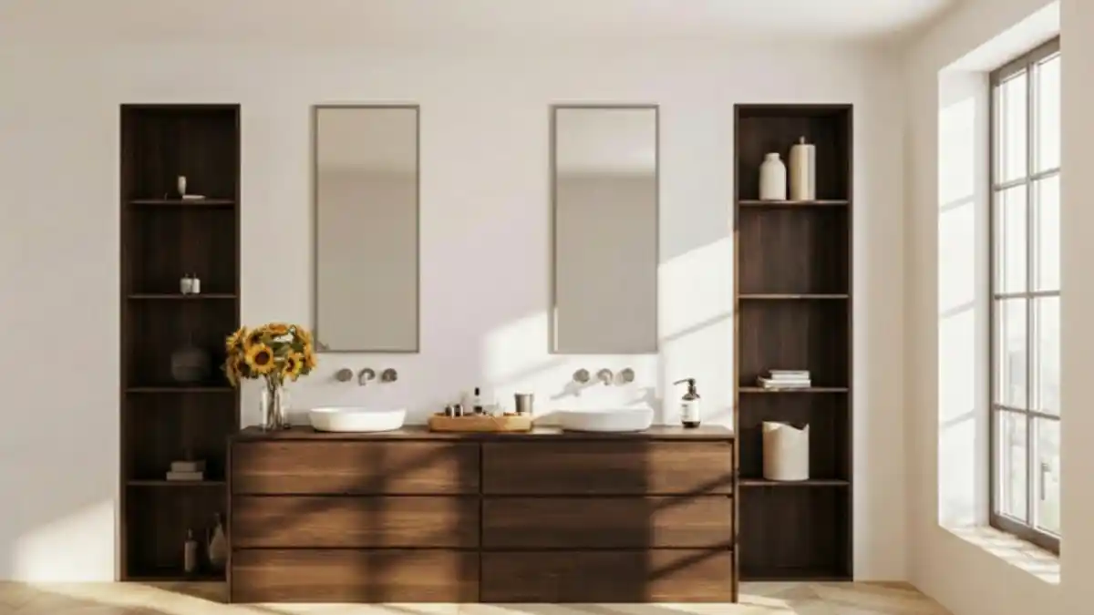 Modern Warm Minimalist Sanctuary – Rethinking the "Paint It" Default