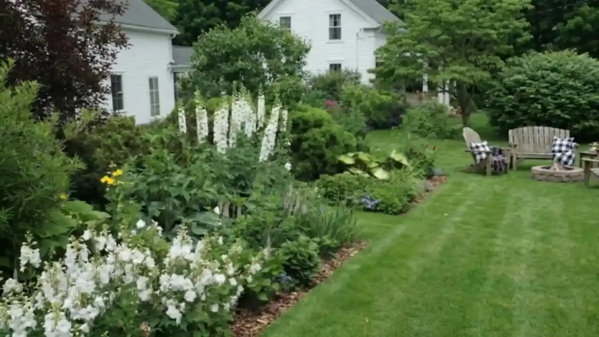 Silver Sage and Cottage White Border – A Textural Twist on Moon Gardening