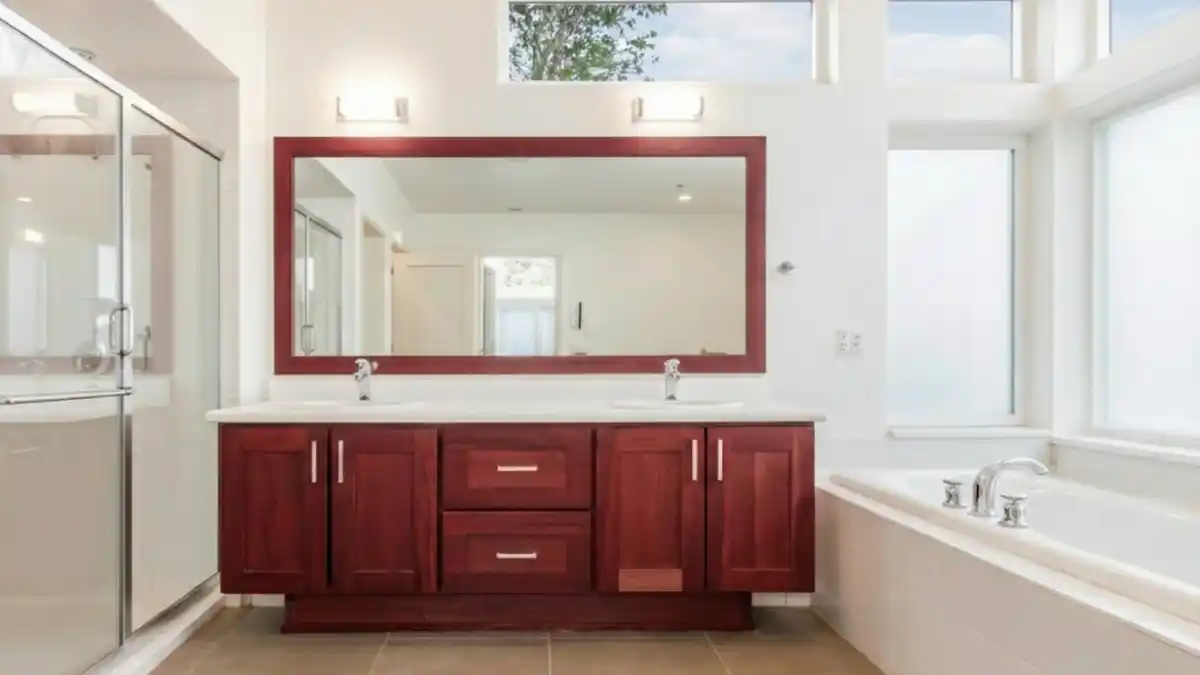 Velvety Mushroom Retreat – A Warm Neutral Reset for Vanity Cabinets